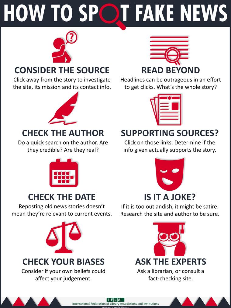 How to spot fake news – acht Schritte der IFLA